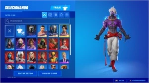Conta Fortinite + Passe de batalha ativo + 1250 v bucks - Fortnite