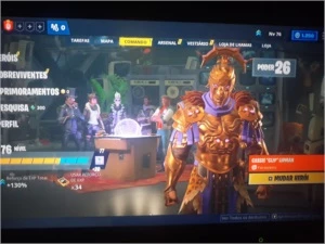 Conta Fortinite + Passe de batalha ativo + 1250 v bucks - Fortnite