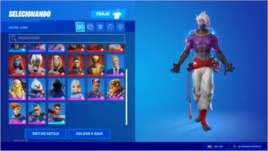 Conta Fortinite + Passe de batalha ativo + 1250 v bucks - Fortnite