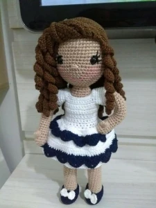 Boneca Personalizada Ester - Artesanato e Personalizados