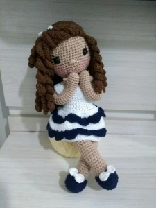 Boneca Personalizada Ester - Artesanato e Personalizados