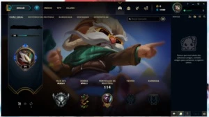 Conta Prata 2, Com 76 campeões e 26 skins e passe do evento. - League of Legends LOL