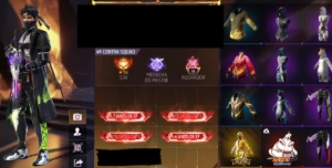 Relíquia Quase 8 Ano Nível 65: Collab Naruto Intensa + Evolu - Free Fire