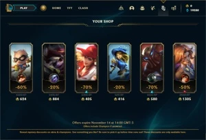 Conta Platina 4 Com 20 Champs e 1 Skin ( No servidor N.A ) - League of Legends LOL