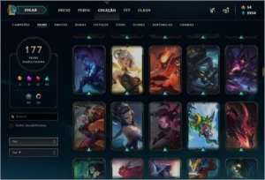 Conta LOL Gold II Muitas Skins - League of Legends