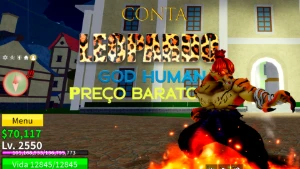 Conta Leopardo(Ingerida) Lvl 2550(T-Rex+Buddah)+Godspeed+V3h - Roblox