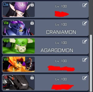 Conta DSR Servidor 1 com Bancho BM e Craniummon Com Email - Digimon Super Rumble