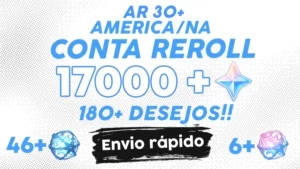 CONTA REROLL 15000 GEMAS AR 30 + GENSHIN IMPACT ⭐✨