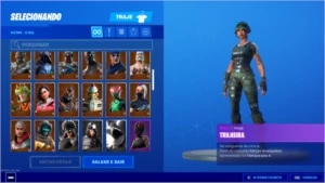 Conta fortnite IKONIC,CAVELEIRA RUBRA, PATRULHEIRO
