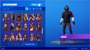 Conta fortnite IKONIC,CAVELEIRA RUBRA, PATRULHEIRO