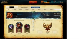 - Vendo conta Gold 4 com borda de Platina -League of Legends LOL