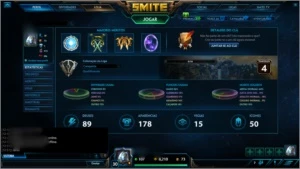 Conta Smite Global Godpack + Skins Limitadas - Outros