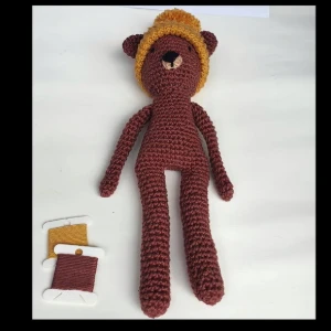 ursinho tony amigurumi - Artesanato e Personalizados