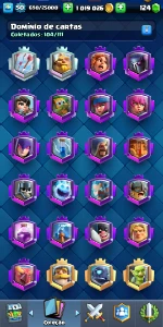 Conta de Clash Royale nível 50 (rei 14) arena 20