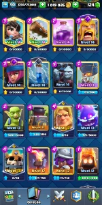 Conta de Clash Royale nível 50 (rei 14) arena 20