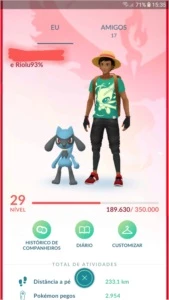 Conta De Pokemon Go Lv29 - Pokémon