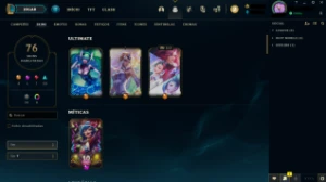 Conta Mestre soloq 60% de winrate 3 skin ultimates - League of Legends LOL
