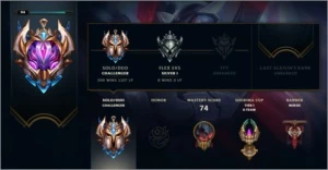 Conta Challenger 1107 PDL - League of Legends LOL
