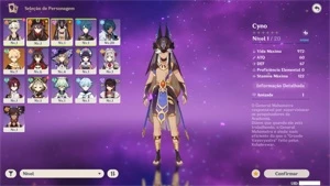 Reroll Hu tao+Cyno ar 10 - Genshin Impact