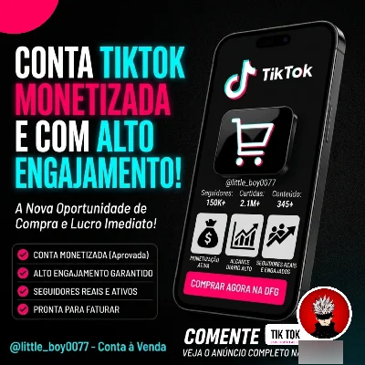 💎 Conta TikTok 86K+ Seguidores - Redes Sociais