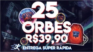 50 Orbes PsyOps + 1 Saco de Brindes PsyOps | Não Precisa 24h - League of Legends LOL