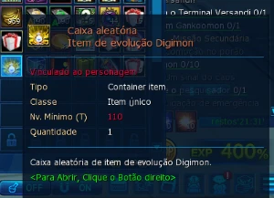 Conta com Darkbagra, box sss+/sss, brinco milagroso, AOX - Digimon Masters Online DMO