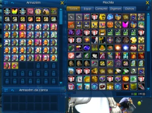 Conta com Darkbagra, box sss+/sss, brinco milagroso, AOX - Digimon Masters Online DMO