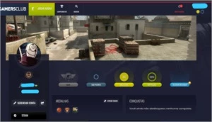 CONTA GAMERS CLUB LVL 16 SEM PRIME, 1 VITORIA PRO 17 - Counter Strike CS