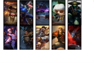 CONTA DE LOL OURO 1 - 31 CAMPEÕES / 10 SKINS / 3 REEMBOLSO - League of Legends