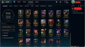Conta League of Legends Ouro 1 + 76 Champs + 25 Skins LOL