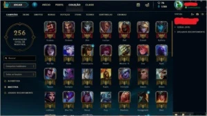 Conta League of Legends Ouro 1 + 76 Champs + 25 Skins LOL