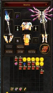 Megamu - Conta + Itens -Emg - Holyangel Set + W4 -1074/200Rr - MU Online