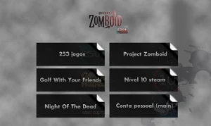 253 Jogos, Zomboid, Golf With Friends, Night Of The Dead - Steam