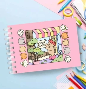 Arquivo Digital Livro de Colorir Bobbie Goods - Capa Rosa e - eBooks