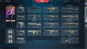 Conta diamante/ascendente com skins - Valorant