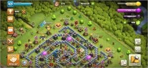 Conta clash of clans  cv12 semi full