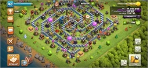 Conta clash of clans  cv12 semi full