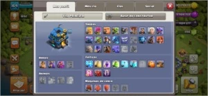 Conta clash of clans  cv12 semi full