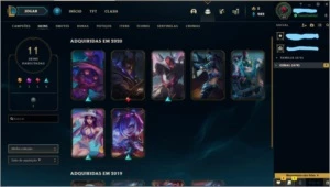 Conta de LoL SoloQ Prata 1, Flex platina 3 - League of Legends