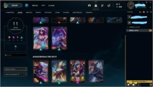 Conta de LoL SoloQ Prata 1, Flex platina 3 - League of Legends