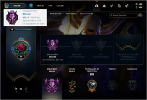 Conta Mestre com 493 PDL, 61 skins e 54 champs - League of Legends LOL