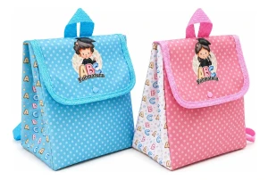 Kit 10 Mini Mochilas ABC Personalizadas 24 x 18 cm