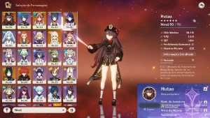 HUTAO + Homa + 4 5 Estrelas & Aloy - Genshin Impact