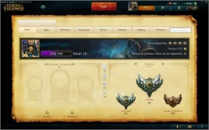 CONTA LOL LVL 15 +4 CAMPEÕES + 4000 IP - League of Legends