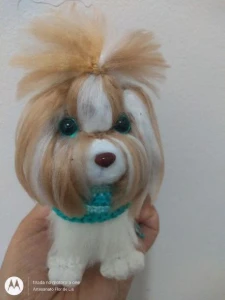 Mini Shitzu - Amigurumi De Crochê - Artesanato e Personalizados
