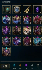 Conta Diamante 5 (Borda Platina) - League of Legends LOL