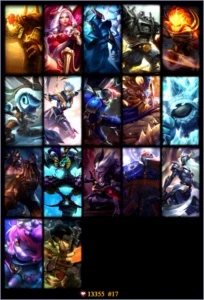 Conta Diamante 5 (Borda Platina) - League of Legends LOL