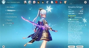 Zhongli C1 + Itto + Chifres Vermelhos + Ayaka + Cortadora... - Genshin Impact