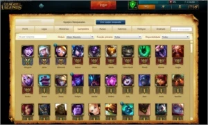 Conta League of Legends com todas as skins do jogo LOL