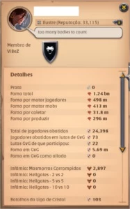 CONTA ALBION ONLINE / COLETOR T8 EM TUDO
